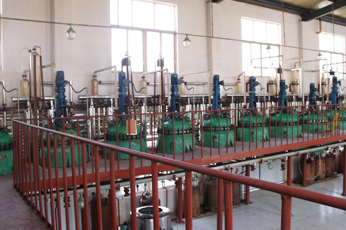 Corner of workshop of Shandong production base